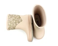 Wheat pale lilac flowers gummistøvle Juno